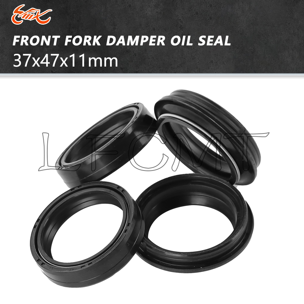 4/8PCS 37x47x11 Front Fork Dam - Fork Oil Seal recension och pris