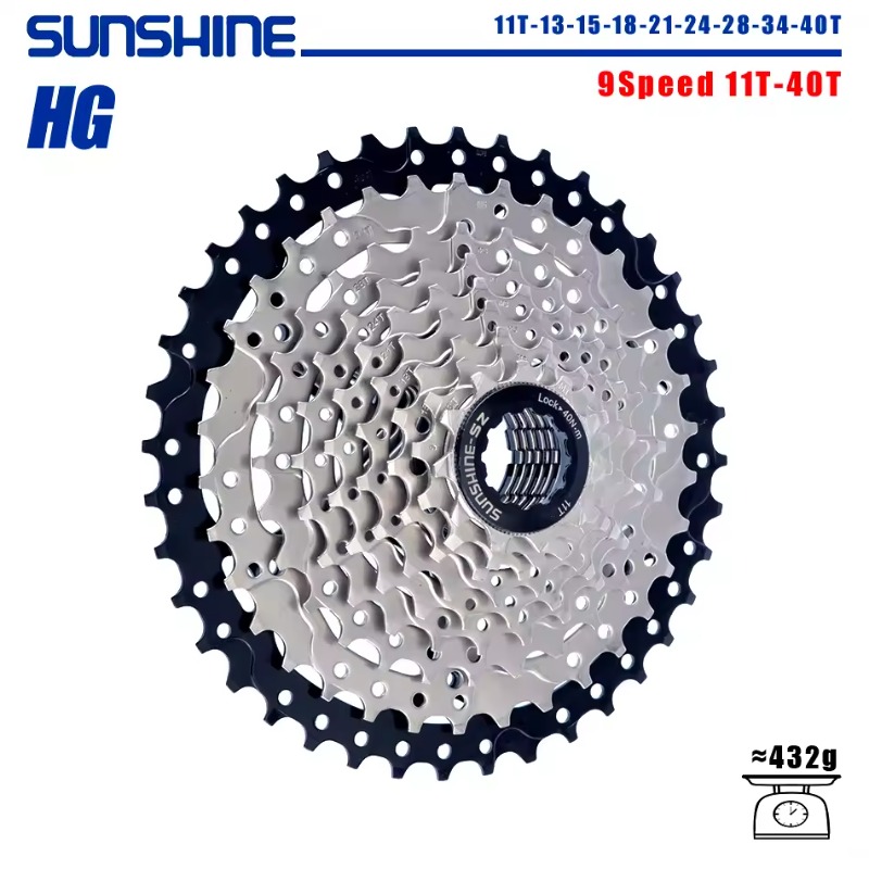 SUNSHINE 9 speed cassette 11 3 - Cassette 11 Speed recension och pris