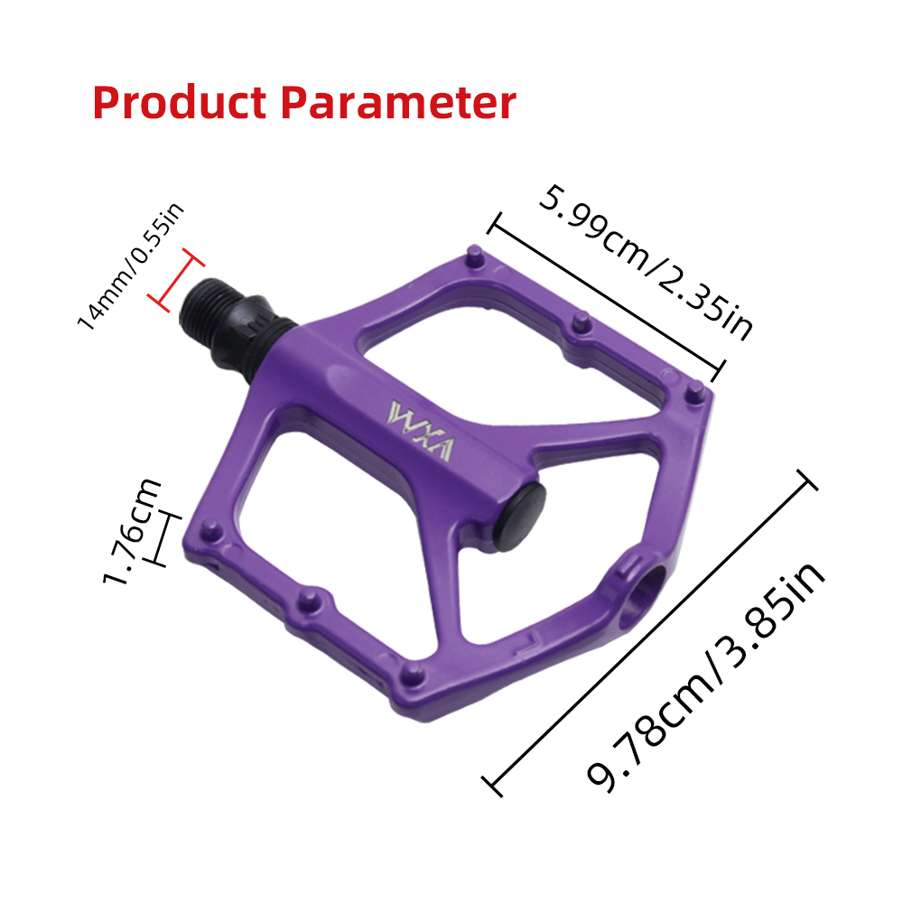 VXM Bicycle Ultralight Seal Be - Pedal Platform Flat recension och pris