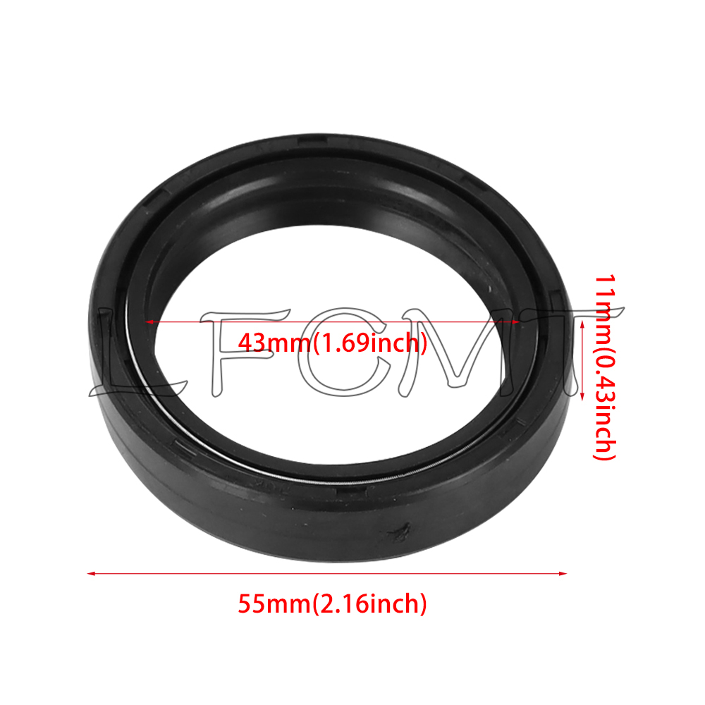43x55x11 Motorcycle Front Fork - Fork Oil Seal recension och pris