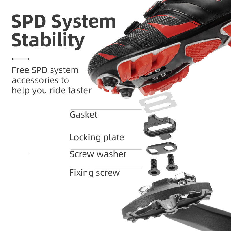 ROCKBROS Bicycle Lock Pedal 2  - Pedal Platform Flat recension och pris