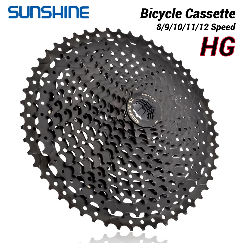 SUNSHINE Bicycle Cassette Blac - Cassette 11 Speed recension och pris