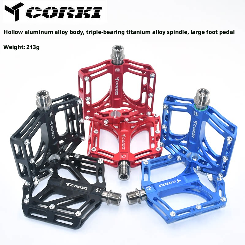 CORKI Mountain Bike Pedals Hol - Pedal Platform Flat recension och pris